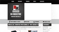 Desktop Screenshot of bh-industrie.com
